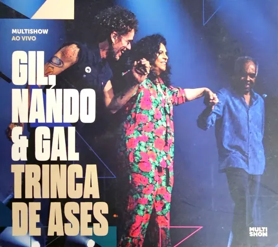CD Trinca de Ases 2 Discos com Gilberto Gil, Gal Costa e Nando. Um encontro único. Raro