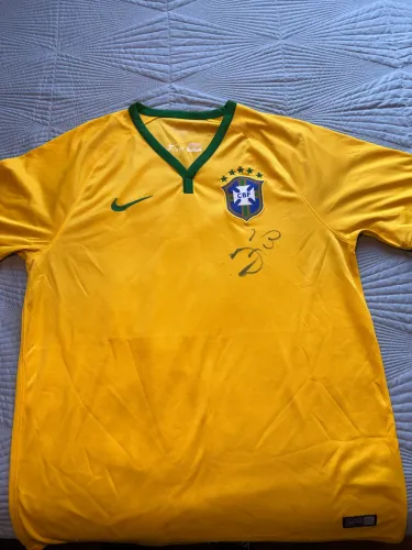 camisa do brasil assinada pelo zico