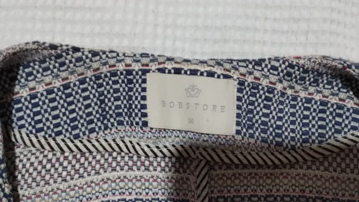 Casaco Bobstore Tweed Cusco Azul tamanho 36