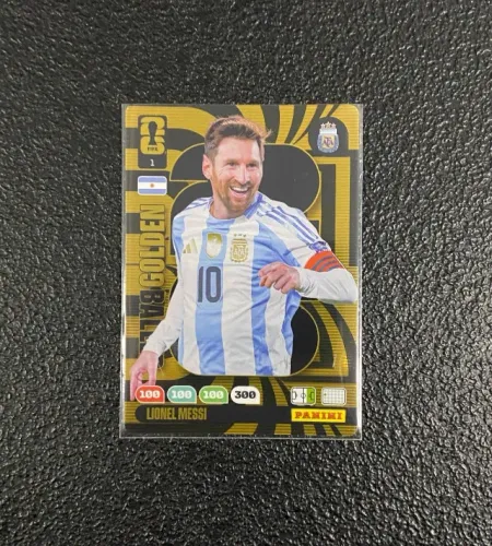 Carta Lionel Messi Golden Baller #1 - Copa do Mundo 2026 FIFA - Panini Adrenalyn XL Origin