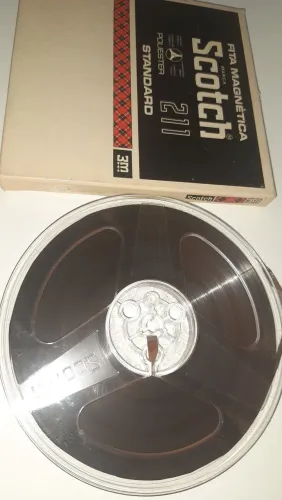 fita de rolo Scotch seminovas 7"