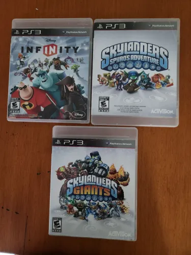 LOTE 3 JOGOS PS3 - SKYLANDERS & DISNEY (ORIGINAIS)