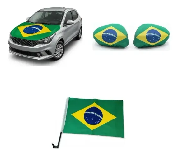 Kit carro do Torcedor Brasil Completo p/ Copa