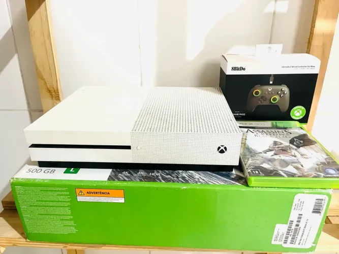 Xbox One S 500gb + 1 Controle + Jogos