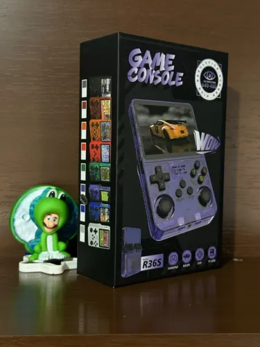 R36S Console Portátil Retrô com Vários Emuladores e Jogos