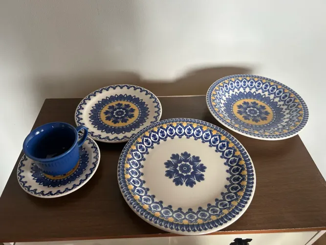 Aparelho de Jantar e Chá Floreal La Carreta - Oxford (30 peças)
