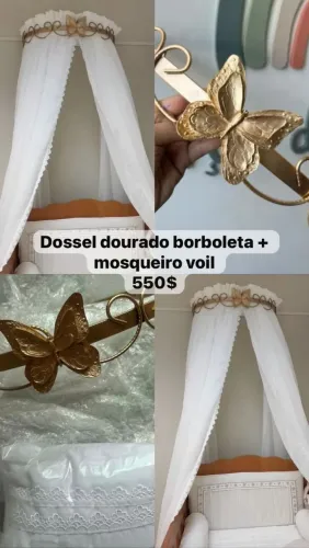 Dossel + Mosquiteiro para berço