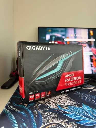 Placa de vídeo gigabyte radeon RX 6500 XT eagle