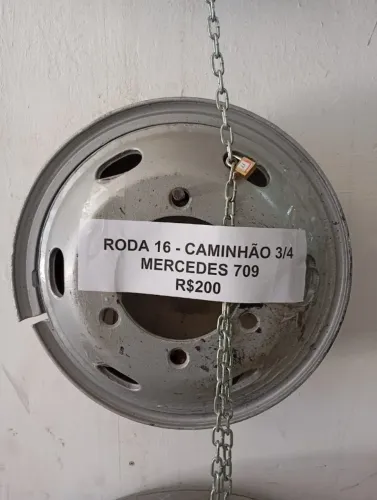 RODA 16 - CAMINHÃO 3/4 MERCEDES 709 - R$ 200,00