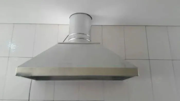 Coifa inox lanchonete 