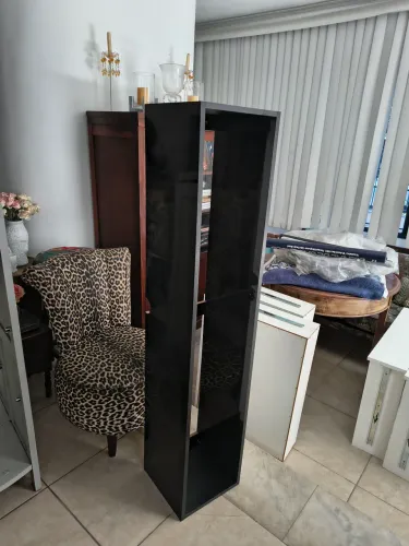 Rack em fórmica preto 