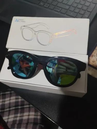 óculos de sol smart glasses preto