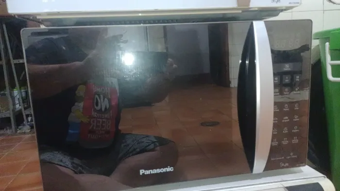 Microondas Style Panasonic prata