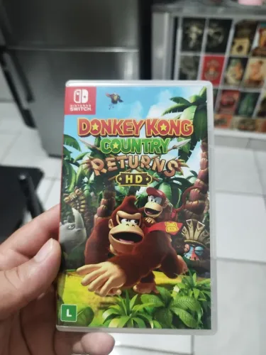 Jogo donkey Kong Nintendo switch estado de novo