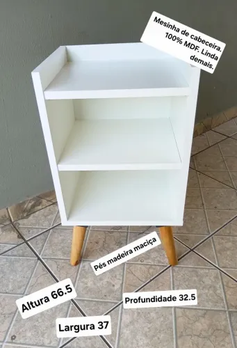 Mesinha de cabeceira. Criado mudo. Nova. 100% mdf. Lindíssima