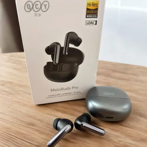 Fone Bluetooth QCY Melobuds Pro ANC LDAC Preto Lacrado Original