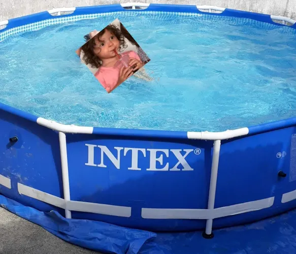 Vendo Piscina Intex 6.503 Lt <br> 6.503L em Plástico Estruturada Redonda Prism Frame Intex