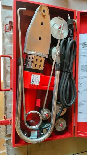 kit completo termofusor 127v para tubo ppr toptermo