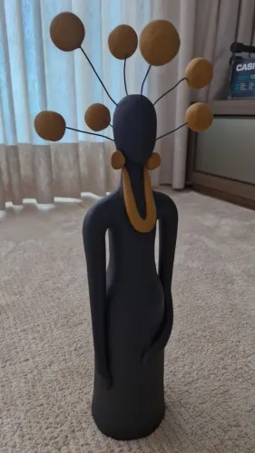 ESCULTURA AFRO-CONTEMPORÂNEA | PEÇA DECORATIVA