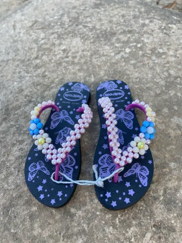 Chinelo Bordado Premium