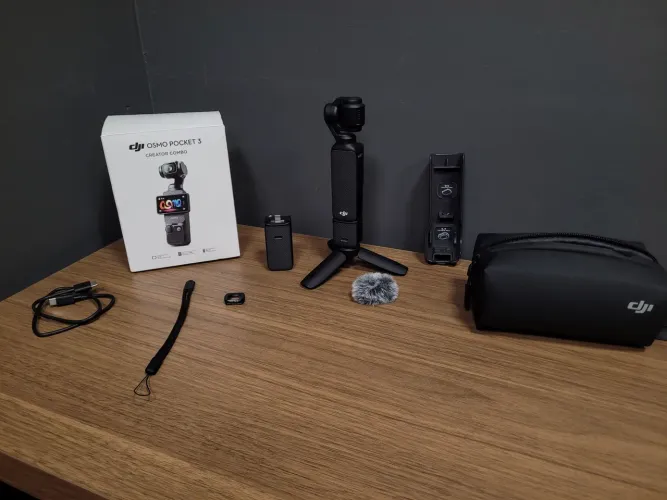 DJI Osmo Pocket 3 Creator Combo | Kit Completo | Caixa Original