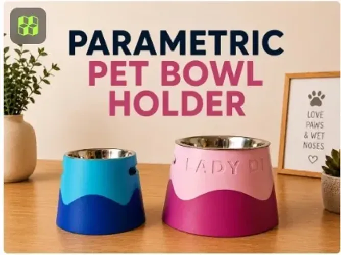 Base Elevadora Personalizada para Tigela de Pet - Saúde + Estilo do seu jeito!