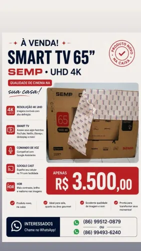 TV SEMP NOVA NA CAIXA