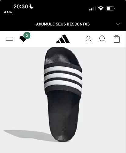 Adidas chinela Adilette shower unissex