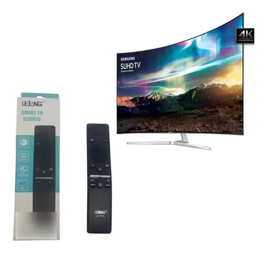 Controle Remoto Compatível Para Tv Samsung Smart 4k Curva Led Un40k6500 