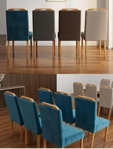 Cadeiras mesa jantar novas