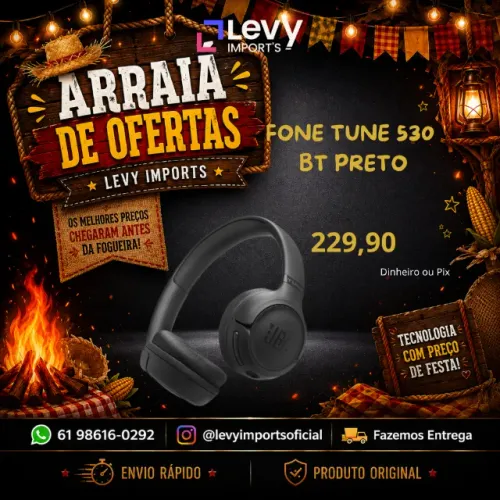 Fone de Ouvido Headphone Jbl 530 Bt