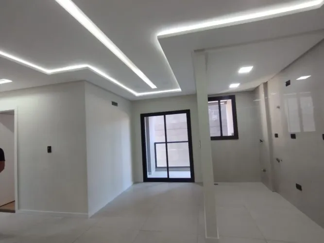 PORTA DE CORRER, 2 FOLHAS MÓVEIS, COM VIDRO LISO, LINHA PREMIUM ALUMÍNIO PRETO