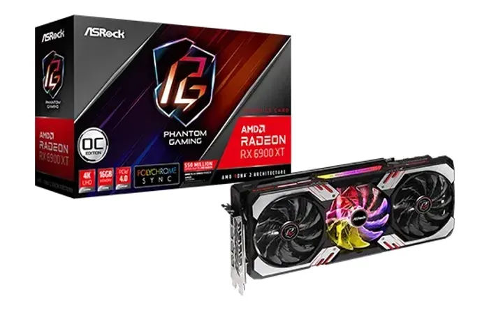 Placa de Vídeo RX 6900 XT ASRock AMD Radeon Graphics, 16GB GDDR6 - OPENBOX