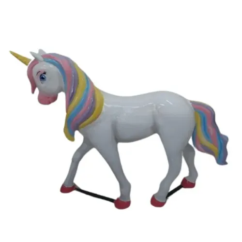 Unicórnio Em Fibra De Vidro