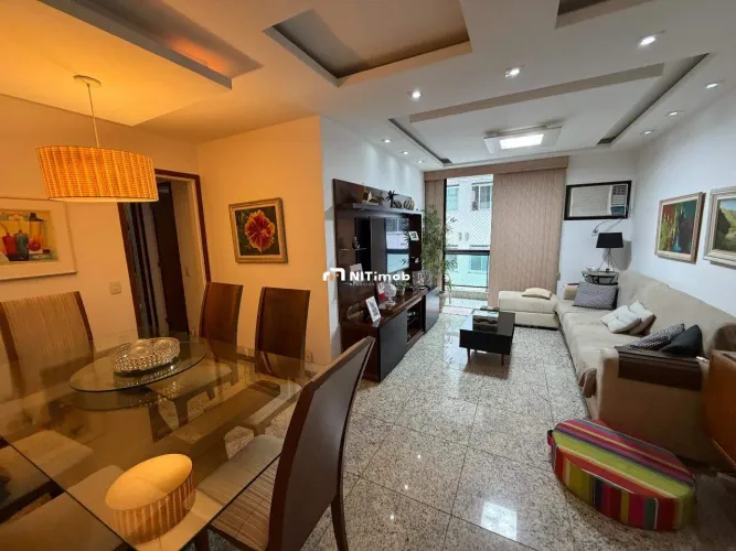 Apartamento residencial de 90 m² com suíte, lazer completo e portaria 24h em Charitas