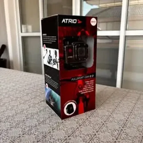 Kit Câmera de Ação Atrio FullSport Cam 2.0 Wi-Fi + Kit Suportes + Grip Flutuante - Novo