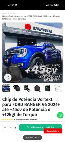 Chip de Potência Ranger 3.2