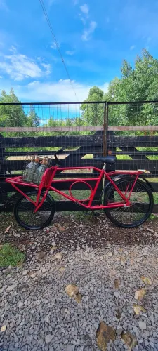 Bicicleta antiga de carga