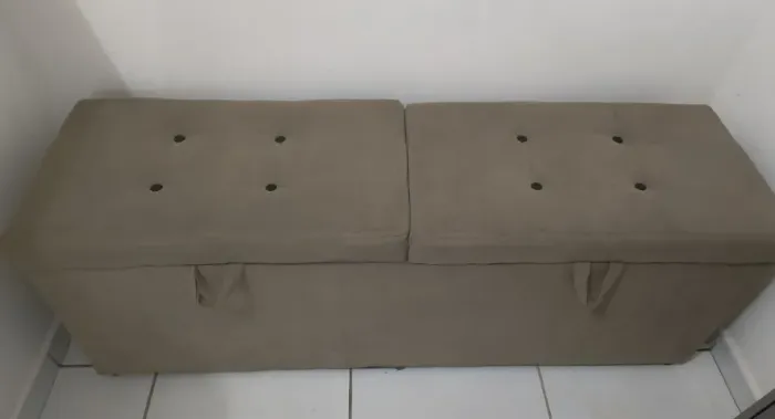 Puff Recamier Baú para Cama de Casal