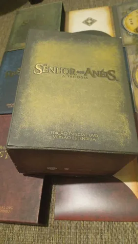 Dvd box o senhor dos anéis edição estendida trilogia completa 12 discos