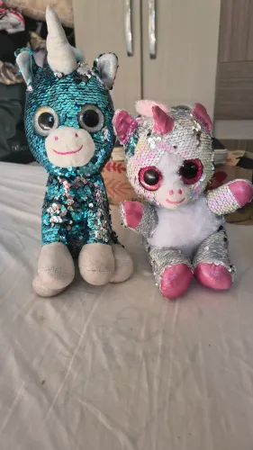 Unicórnios Calypso e Diamond linha ty beanie boos