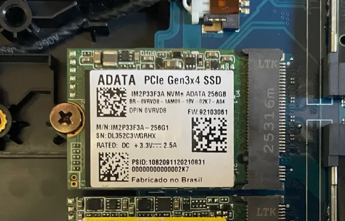 SSD NVME 256GB ADATA- Vendo ou troco 