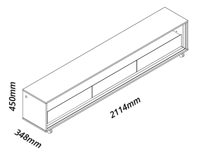 Rack com painel Gelius para TV até 85?