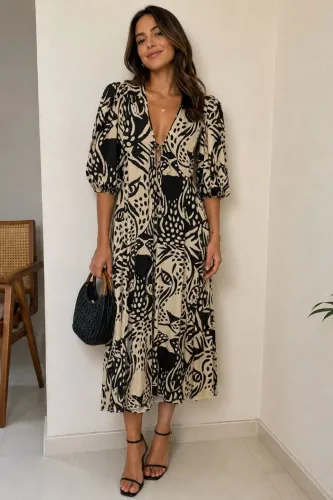 Vestido estampado Farm 