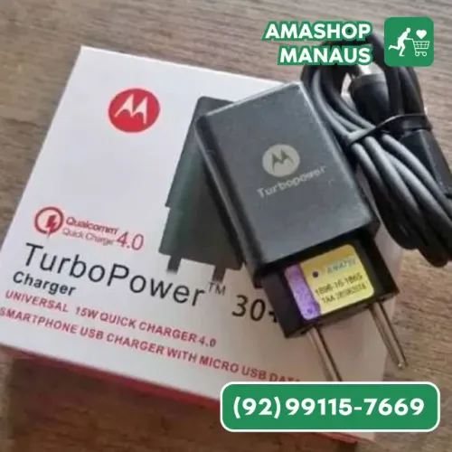 Carregador Motorola V8 Micro Usb Parede Turbo
