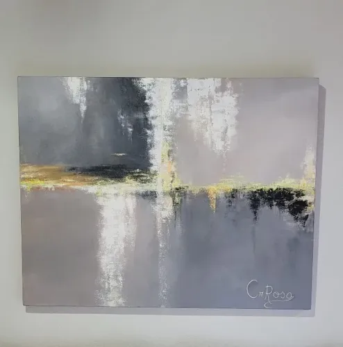 Quadro abstrato original - 70 x 90 cm