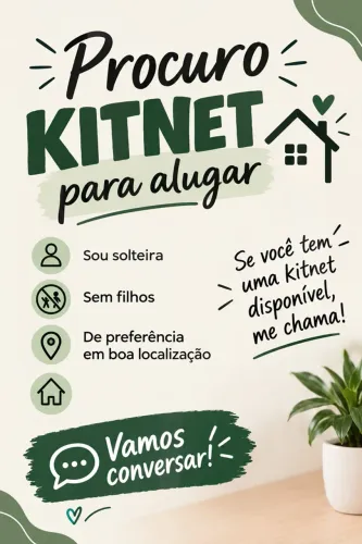 Procura-se kitnet