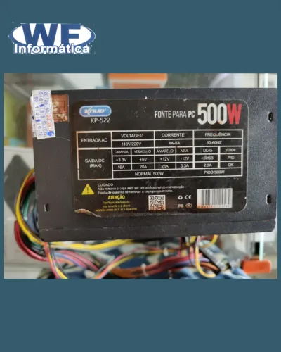FONTE ATX 500W KNUP