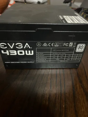 Fonte EVGA 430w 80 Plus - Usada