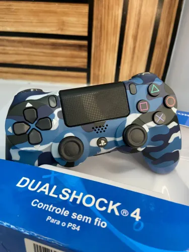 Controle de ps4 Azul camuflado an2